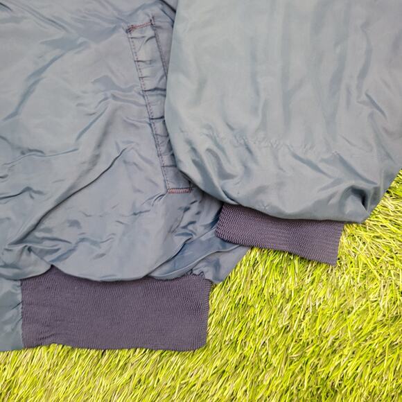 Vintage 80s Hartwell Bomber Jacket 2XL 27x24 Cropped Baggy - Picture 10 of 11